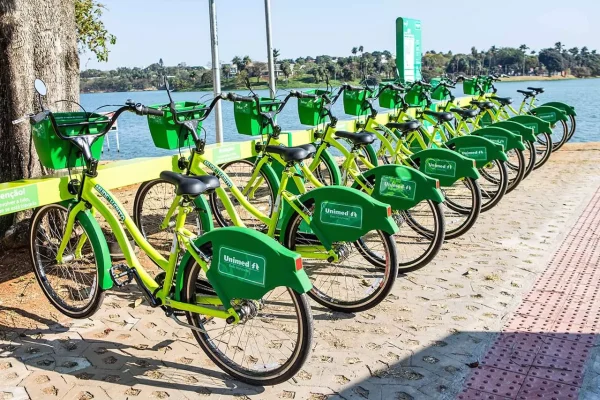 bicicletas sustentáveis da unimed-bh