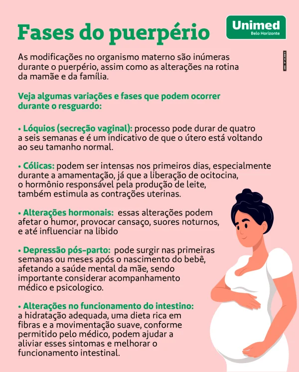 Fases do puerpério