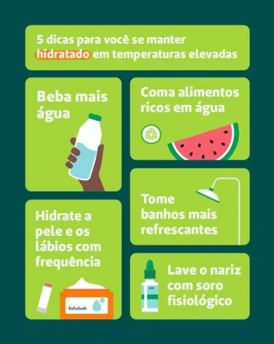 5 dicas hidratação